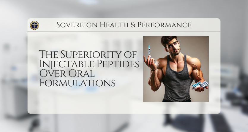 Injectable Peptides Over Oral Formulations